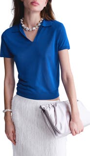 MANGO Fine Knit Polo
