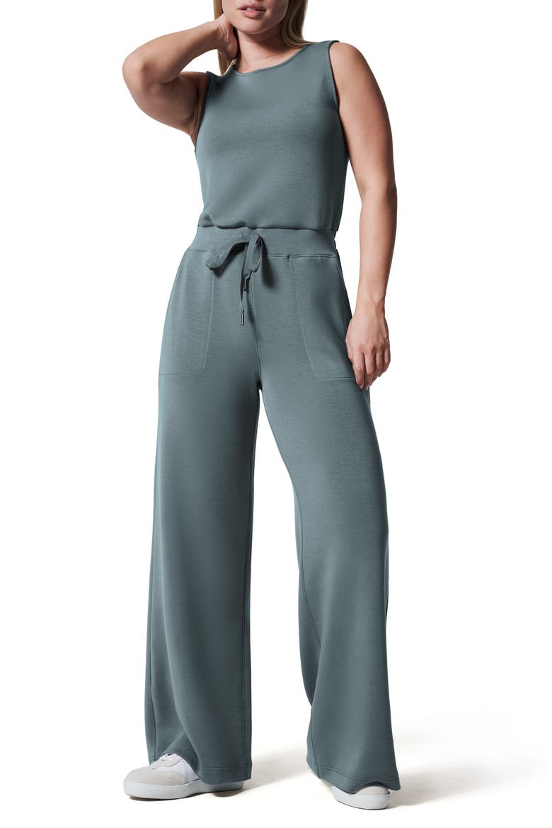 AirEssentials Sleeveless Jumpsuit, Main, color, HAZY BLUE GREY