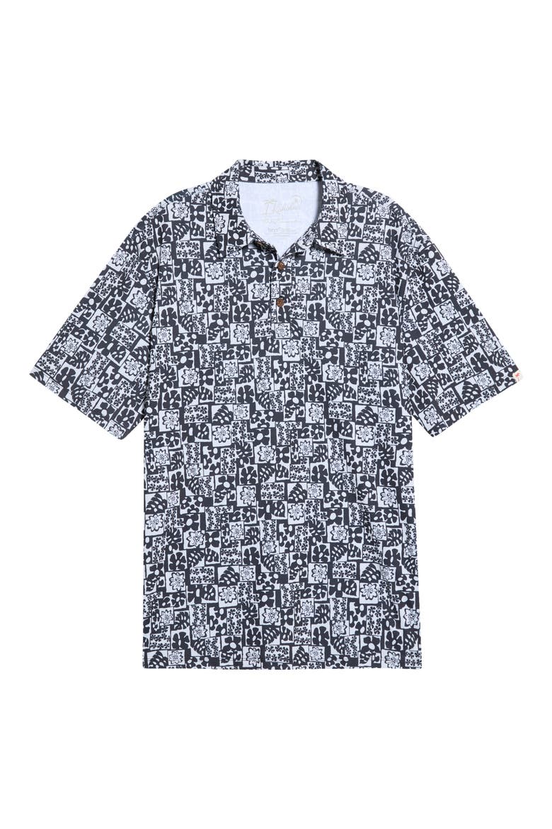 Alana Knit Polo, Main, color, BLACK