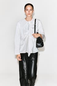 COS Ruffled Cotton Blouse