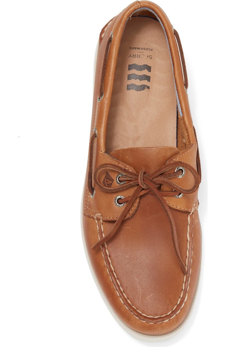 SPERRY TOP-SIDER<sup>®</sup> Authentic Original 2-Eye Plushwave Boat Shoe, Alternate, color,