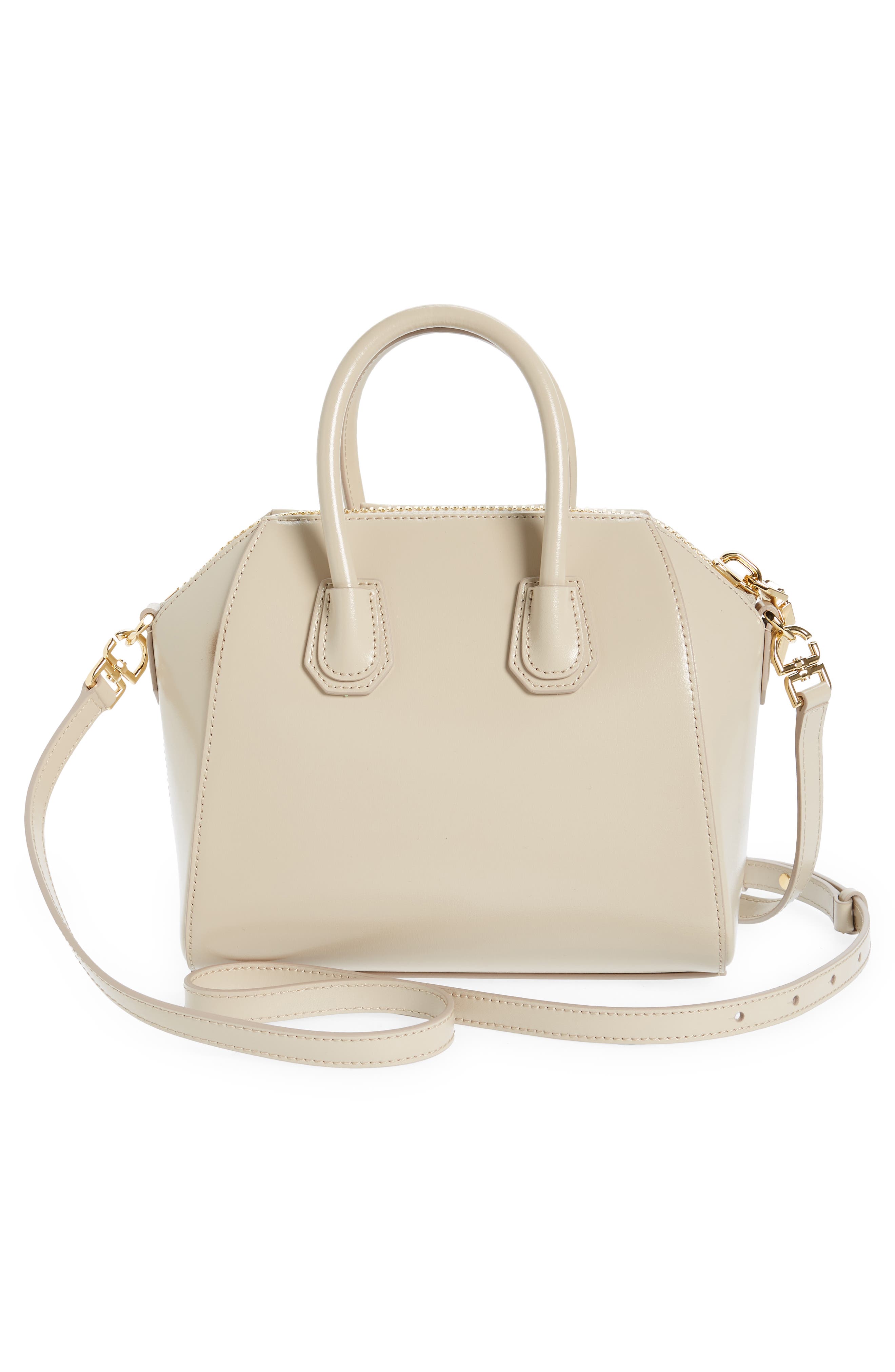 Givenchy Mini Antigona Leather Satchel, Alternate, color, 