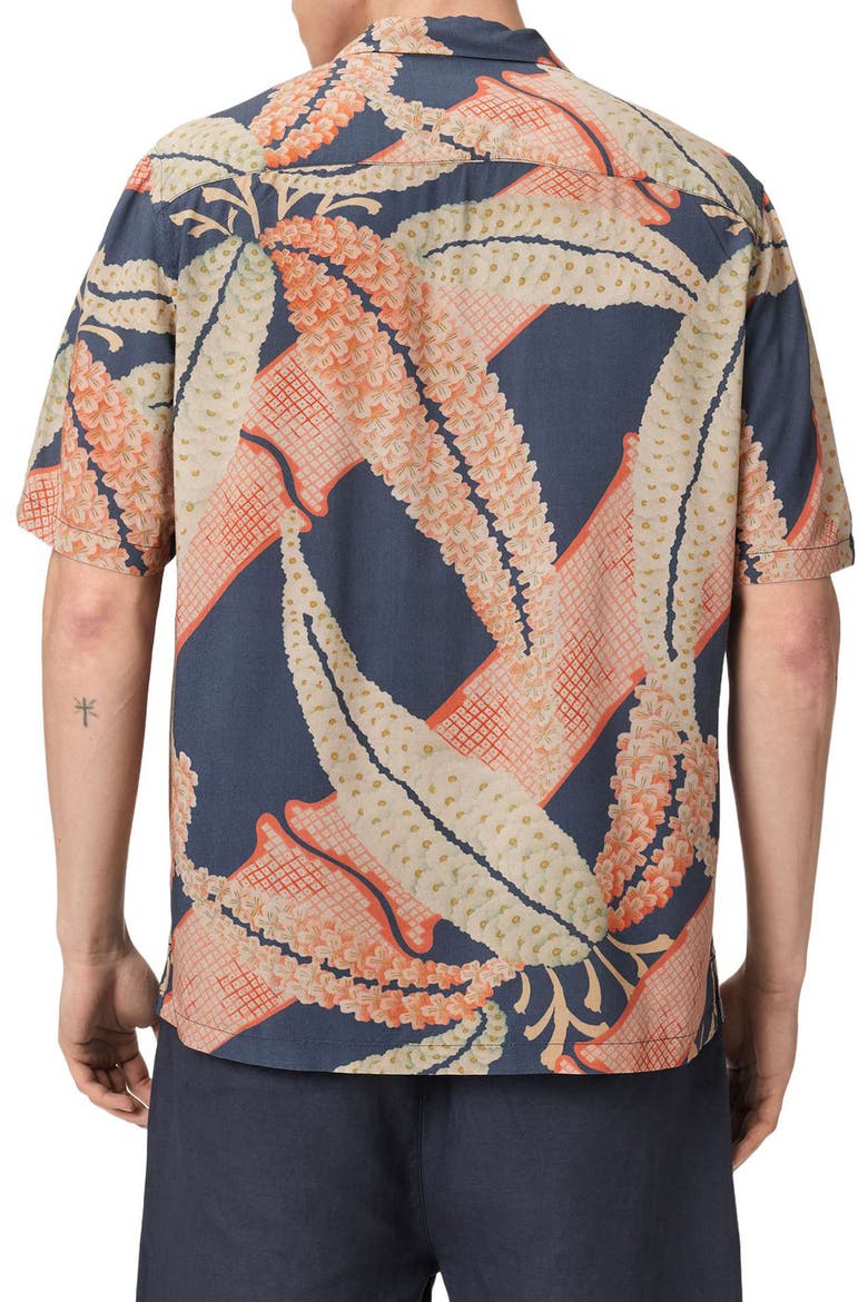 Garland Camp Shirt, Alternate, color, MIDNIGHT BLUE