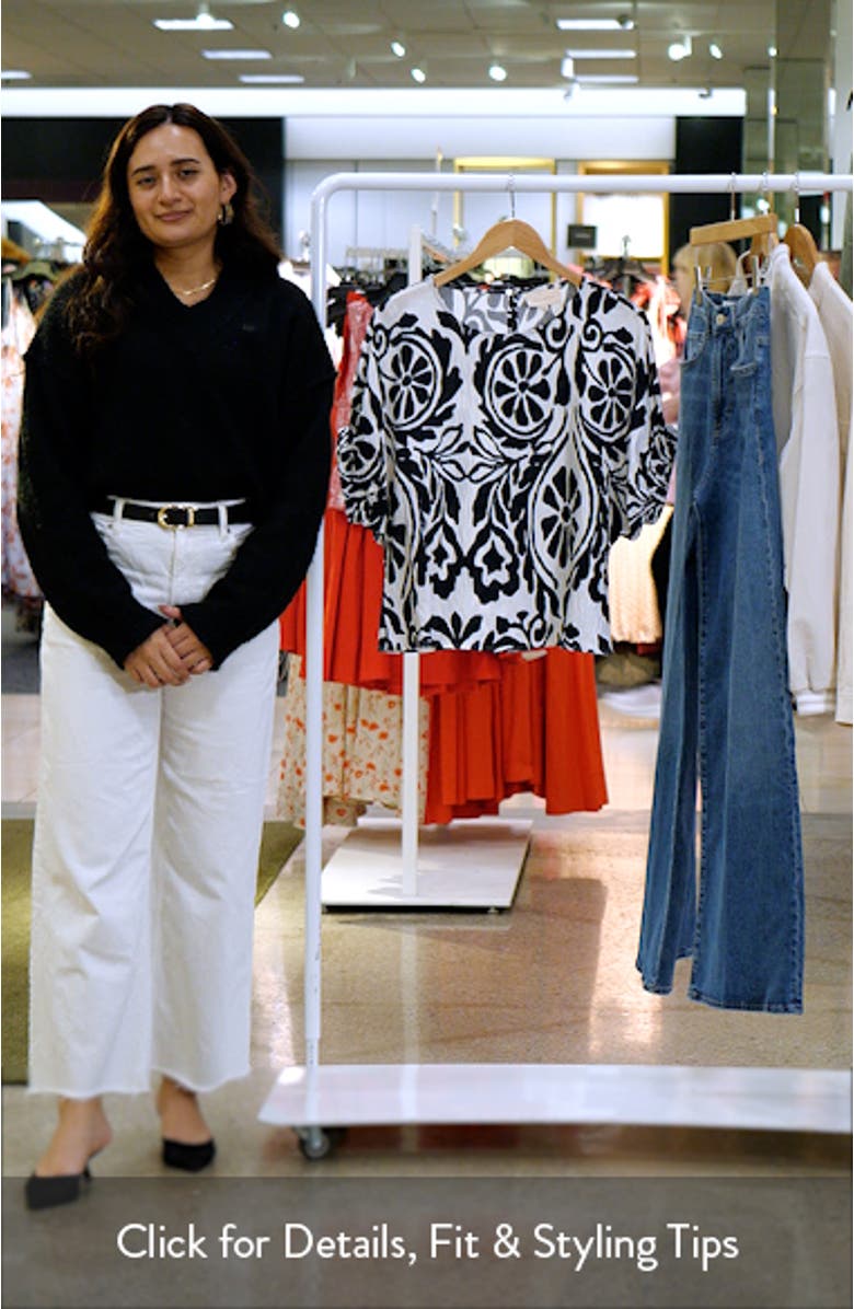 Floral Print Short Sleeve Woven Shirt, sales video thumbnail