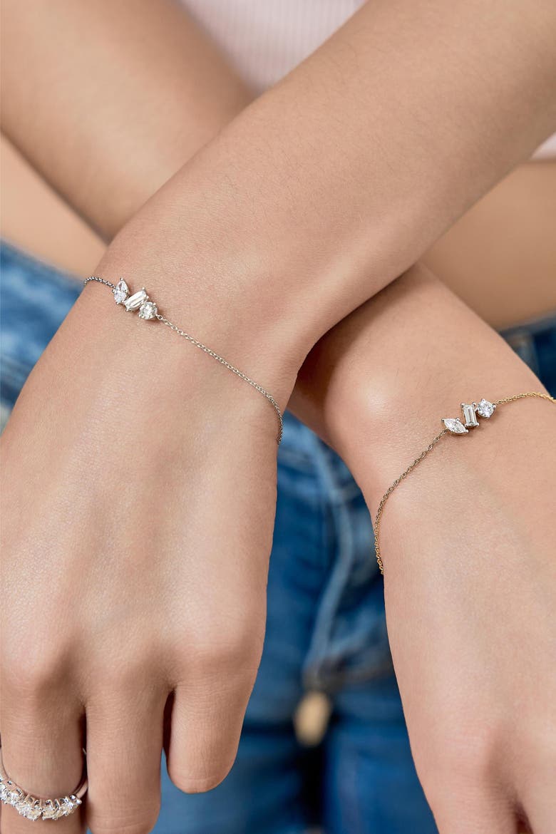 Whisper 14K Gold Lab Grown Diamond Bracelet - 0.58 Ct, Alternate, color, 14K White Gold