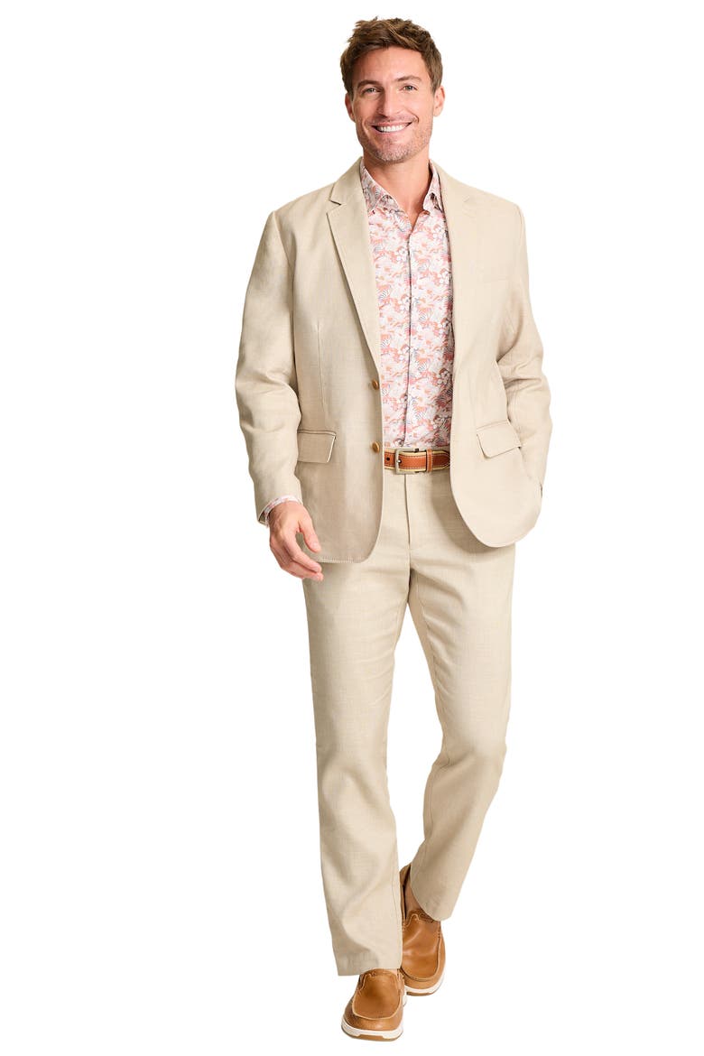 Latigo Beach Linen Blend Sport Coat, Alternate, color, STONE KHAKI