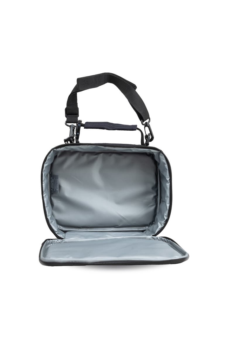 Boys and Girls Cody Insulated Kids Lunch Bag with Shoulder Strap, Alternate, color, Black