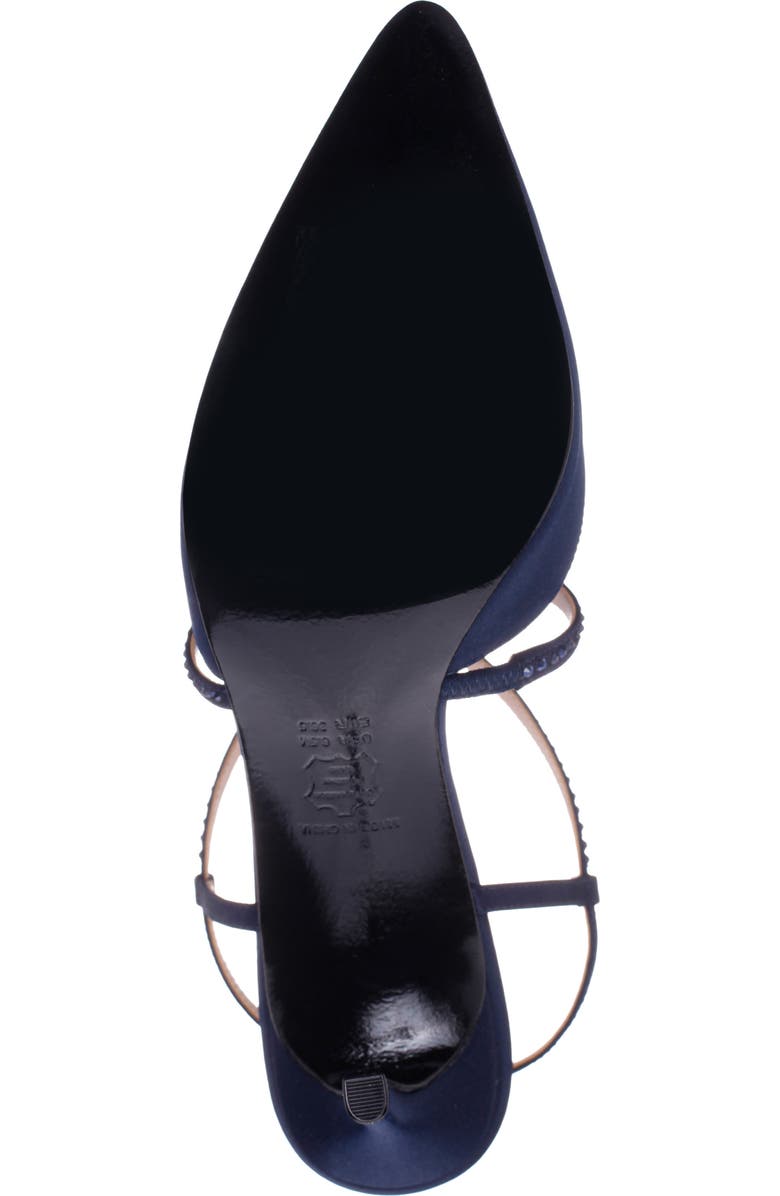 Nina Nichele Pointed Toe Pump, Alternate, color, Navy