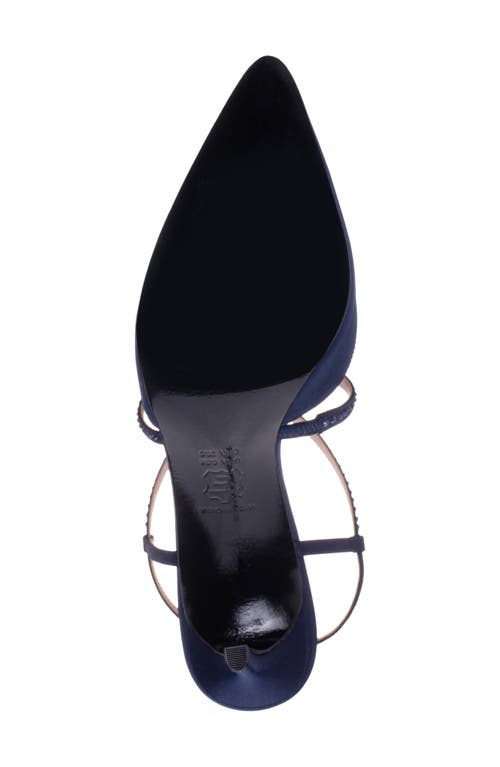 Nina Nichele Pointed Toe Pump In Navy