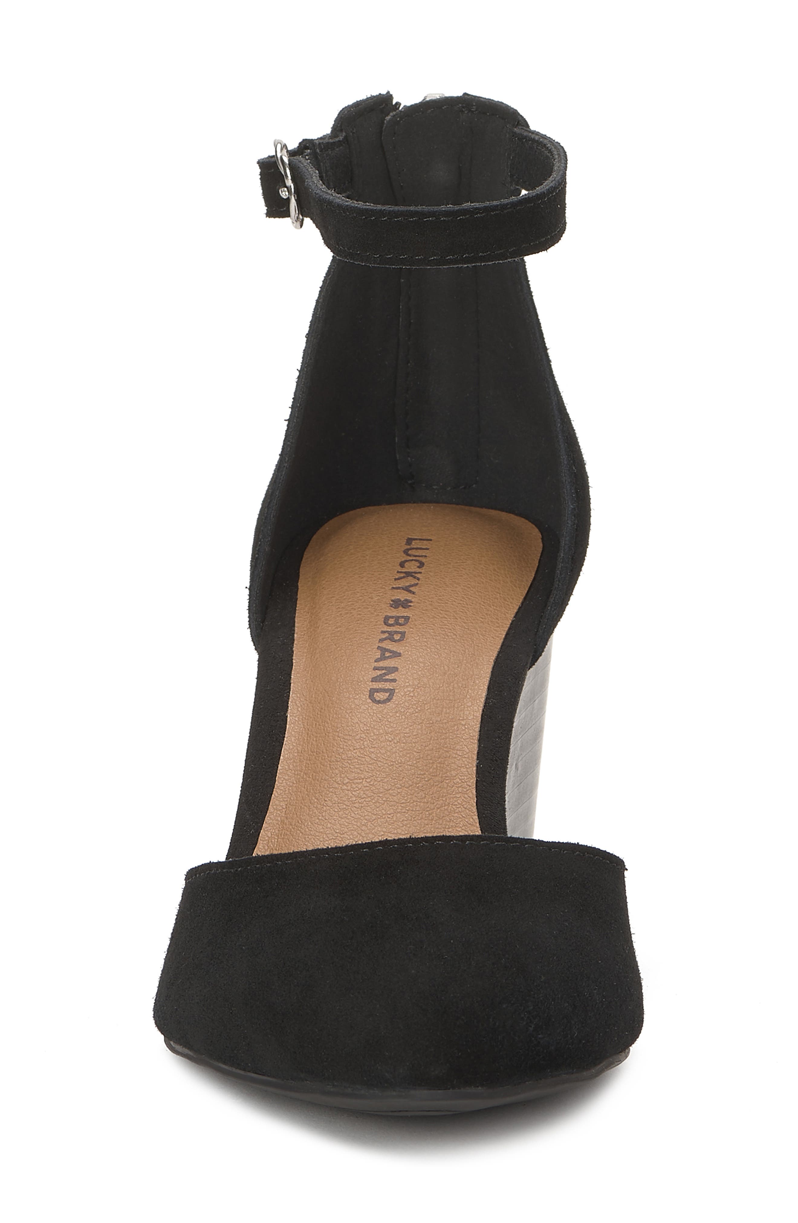 Nitika Ankle Strap Pump, Alternate, color, BLACK