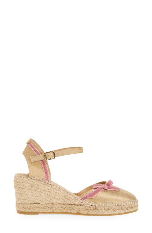 Toni Pons Dafne Espadrille Wedge Sandal In Beige