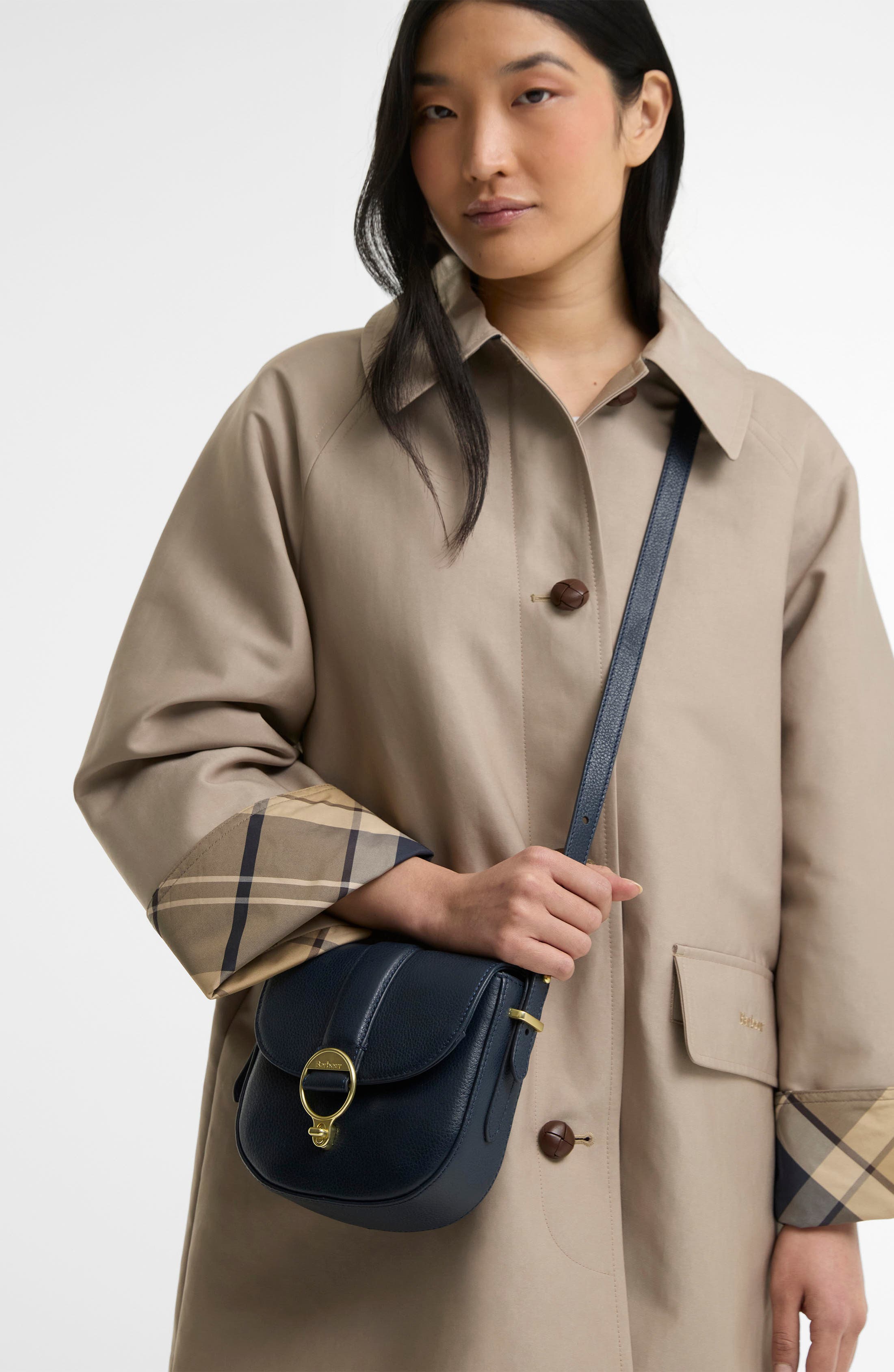 Elm Leather Crossbody Bag, Alternate, color, NAVY