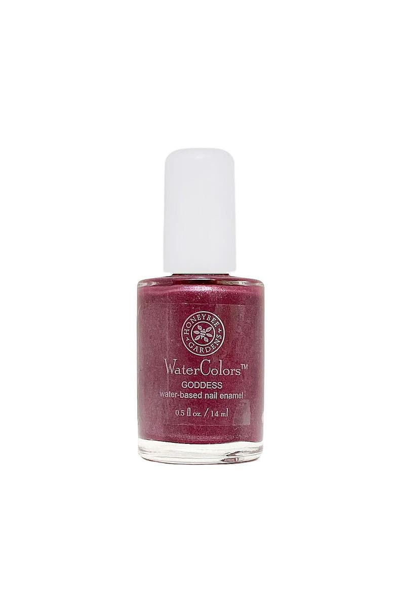 HONEYBEE GARDENS WaterColors Nail Enamel, Main, color, Berry Blush Iridescent