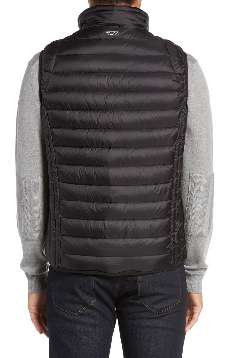 Packable Down Vest, Alternate, color, BLACK