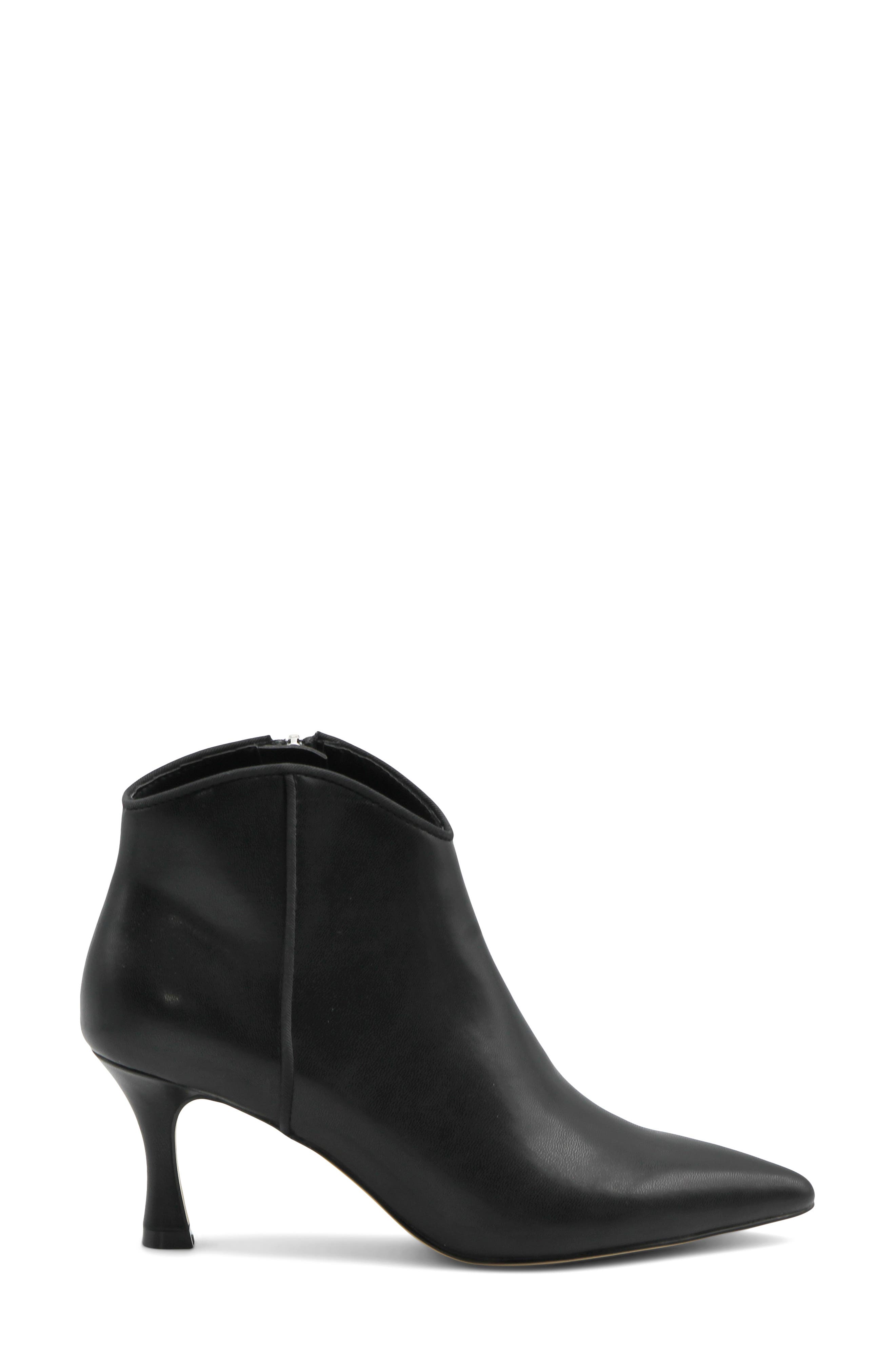 Charles by Charles David Abe Pointed Toe Bootie, Alternate, color, Black