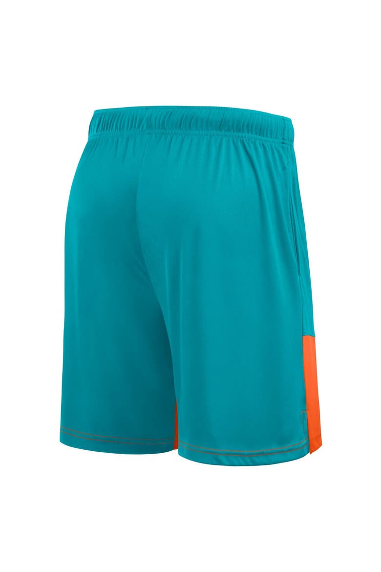 Men's Fanatics Aqua/Orange Miami Dolphins Big & Tall Best of the Best Performance Shorts, Alternate, color, Aqua