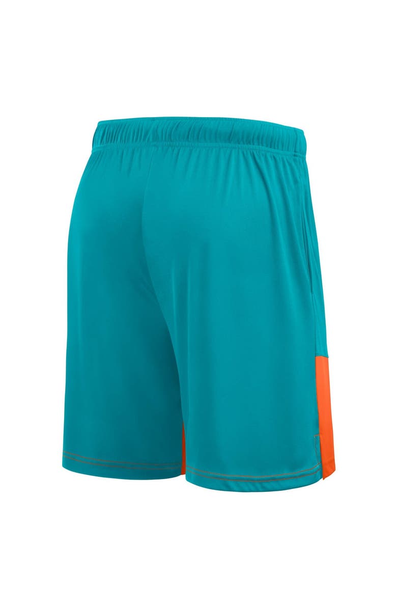 FANATICS Men's Fanatics Aqua/Orange Miami Dolphins Big & Tall Best of the Best Performance Shorts, Alternate, color, Aqua