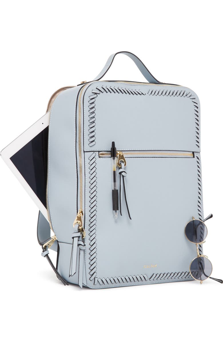 CALPAK Kaya Faux Leather Laptop Backpack, Alternate, color,