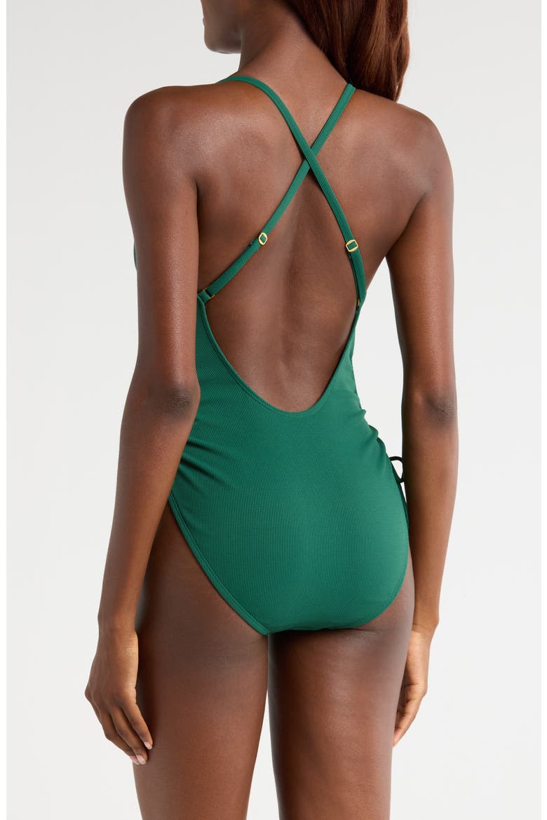 Mio Float Underwire One-Piece Swimsuit, Alternate, color, PALMA