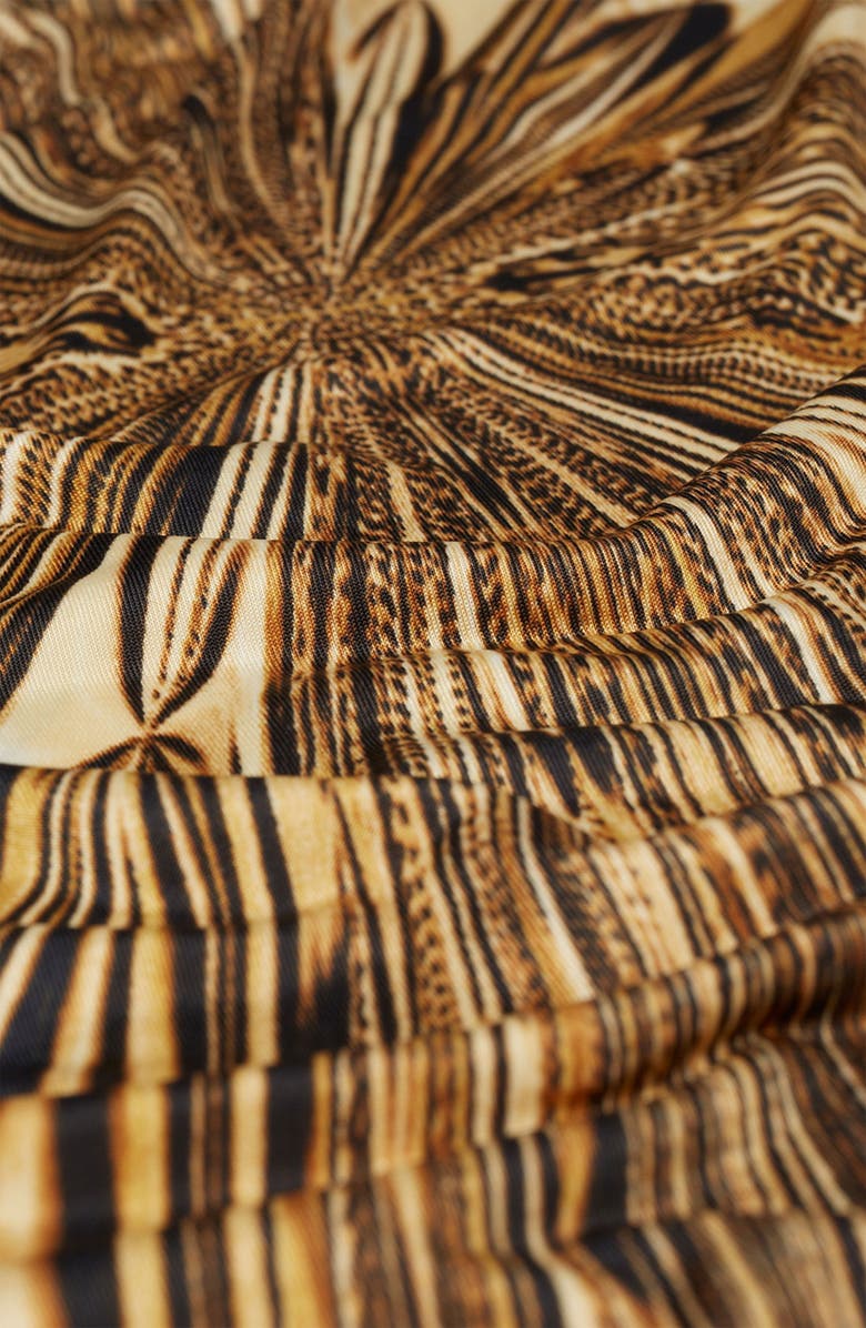 Topshop Liquid Print Body-Con Dress, Alternate, color, 