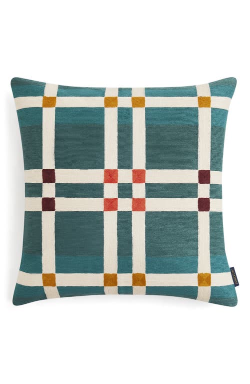 Pendleton Balsa Four Square Cotton Accent Pillow In Blue
