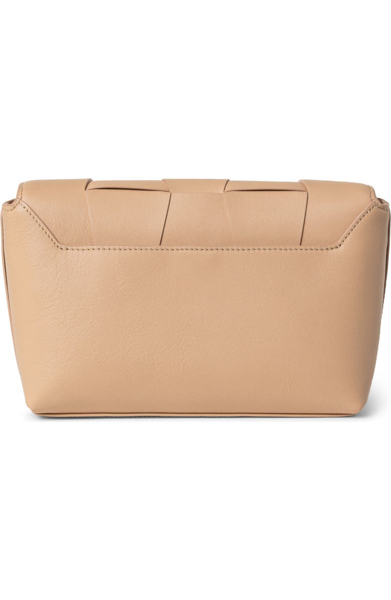 Akris Small Anouk Braided Trapezoid Leather Crossbody Bag, Alternate, color,