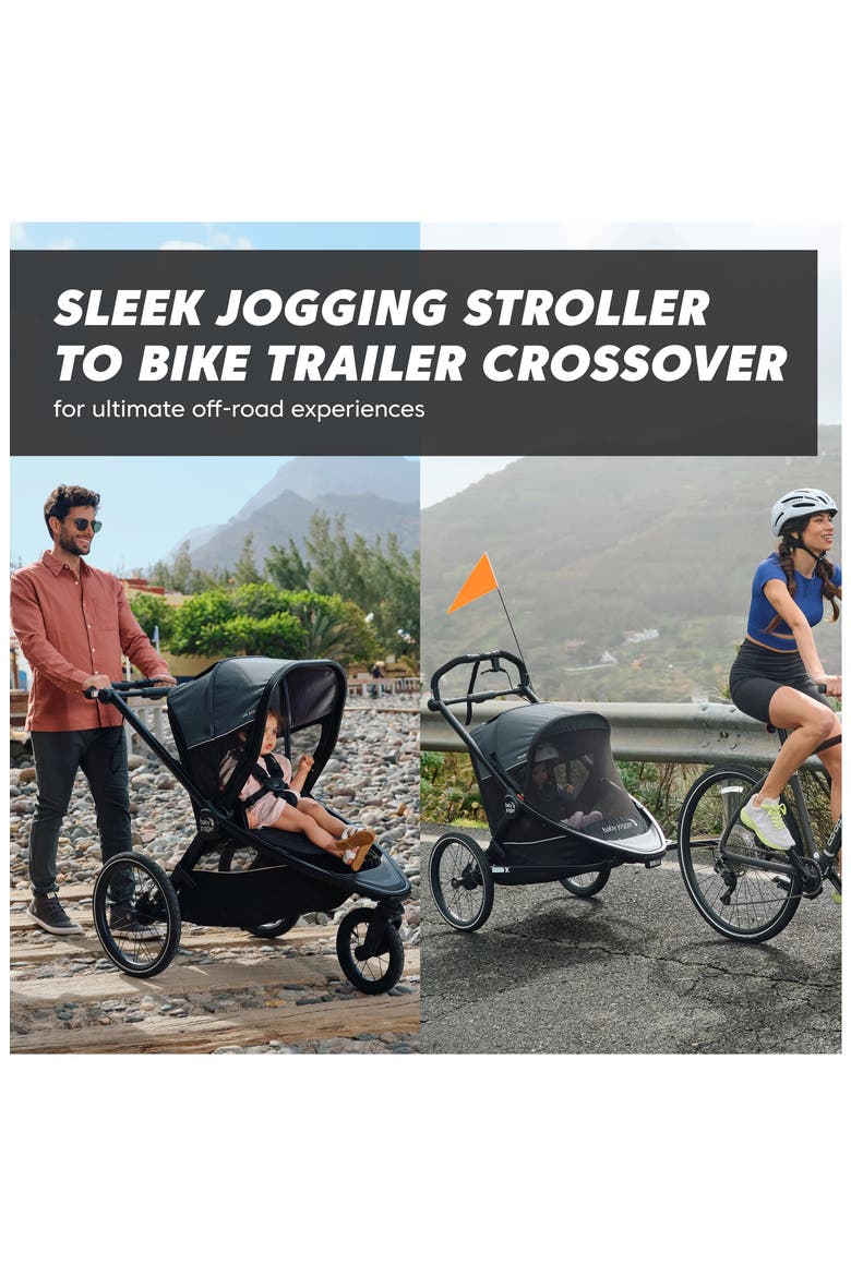 city prix™ Convertible Jogging Stroller, Alternate, color, ECO BLACK