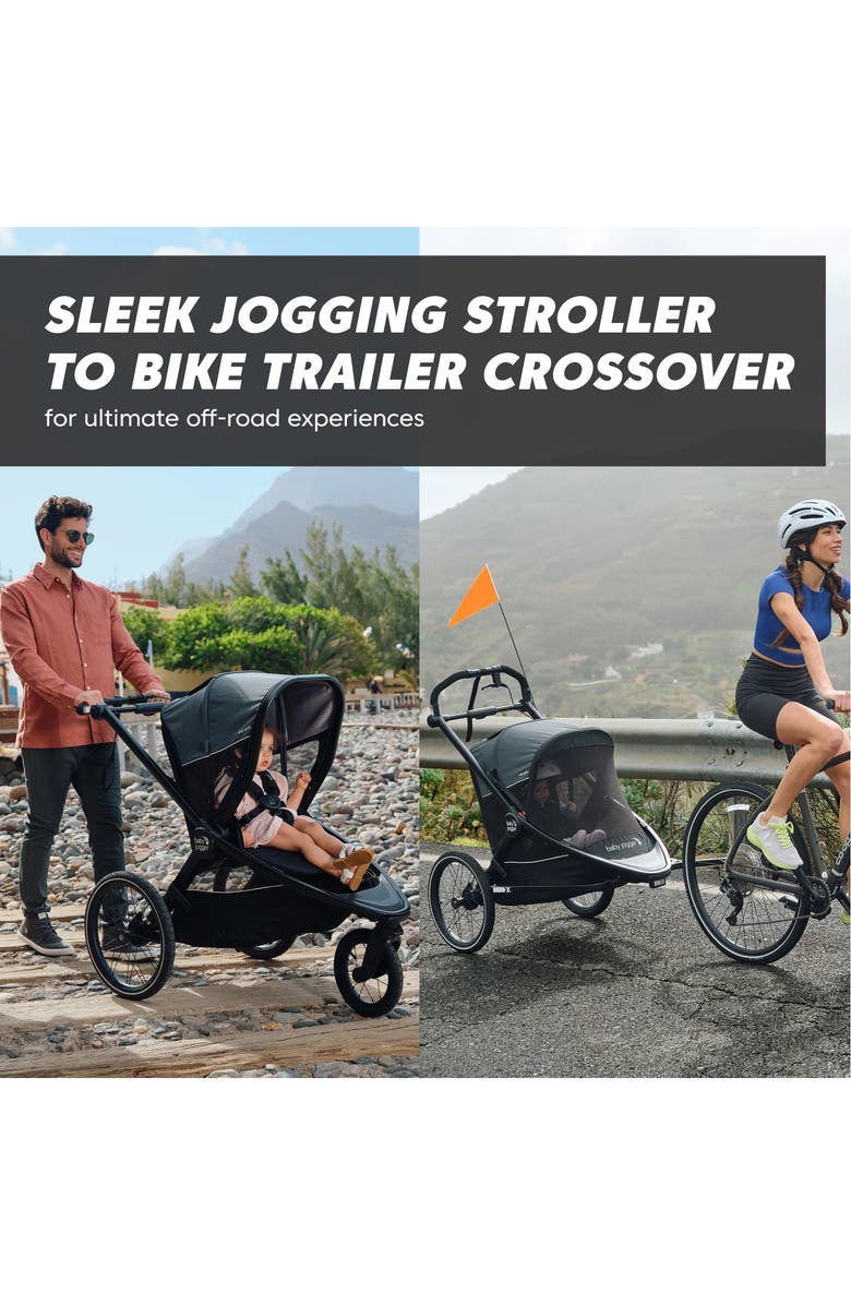 Baby Jogger city prix<sup>™</sup> Convertible Jogging Stroller, Alternate, color, Eco Black