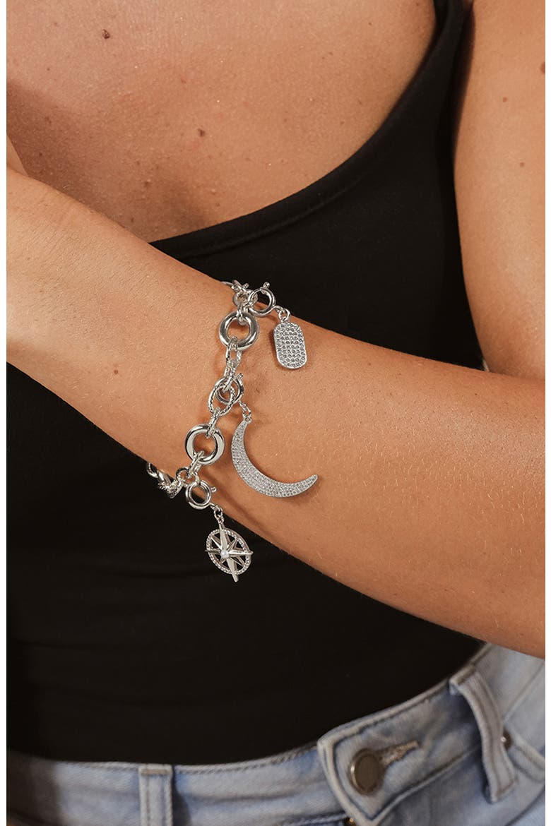 Carter Chain Bracelet, Alternate, color, SILVER