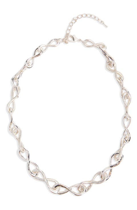 Infinity Link Collar Necklace