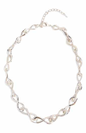 Infinity Link Collar Necklace