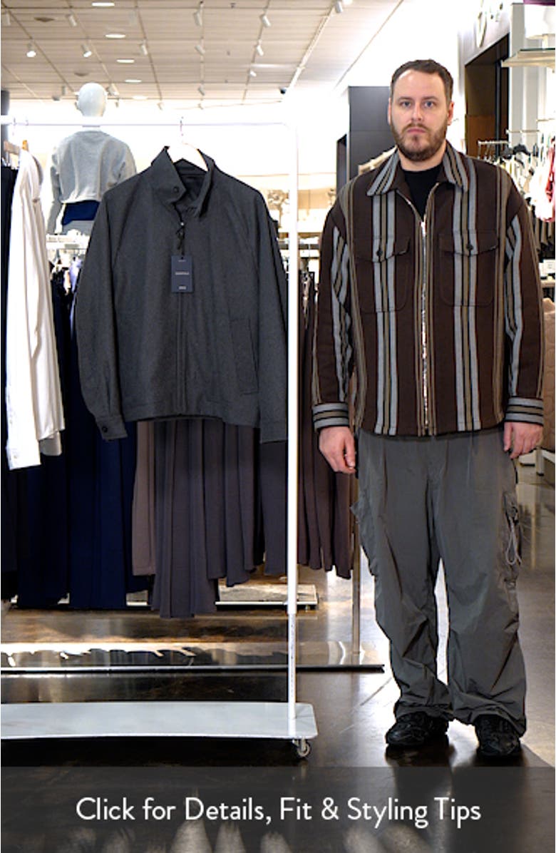 Wool Blend Melton Jacket, sales video thumbnail