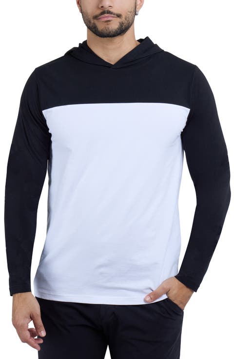 Colorblock Hooded Sweatshirt