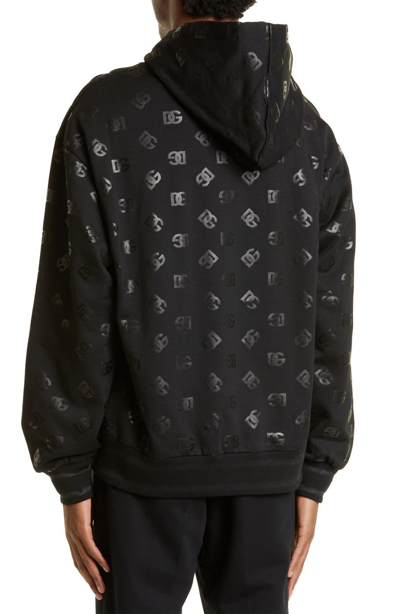 Dolce&Gabbana DG Monogram Hoodie, Alternate, color,