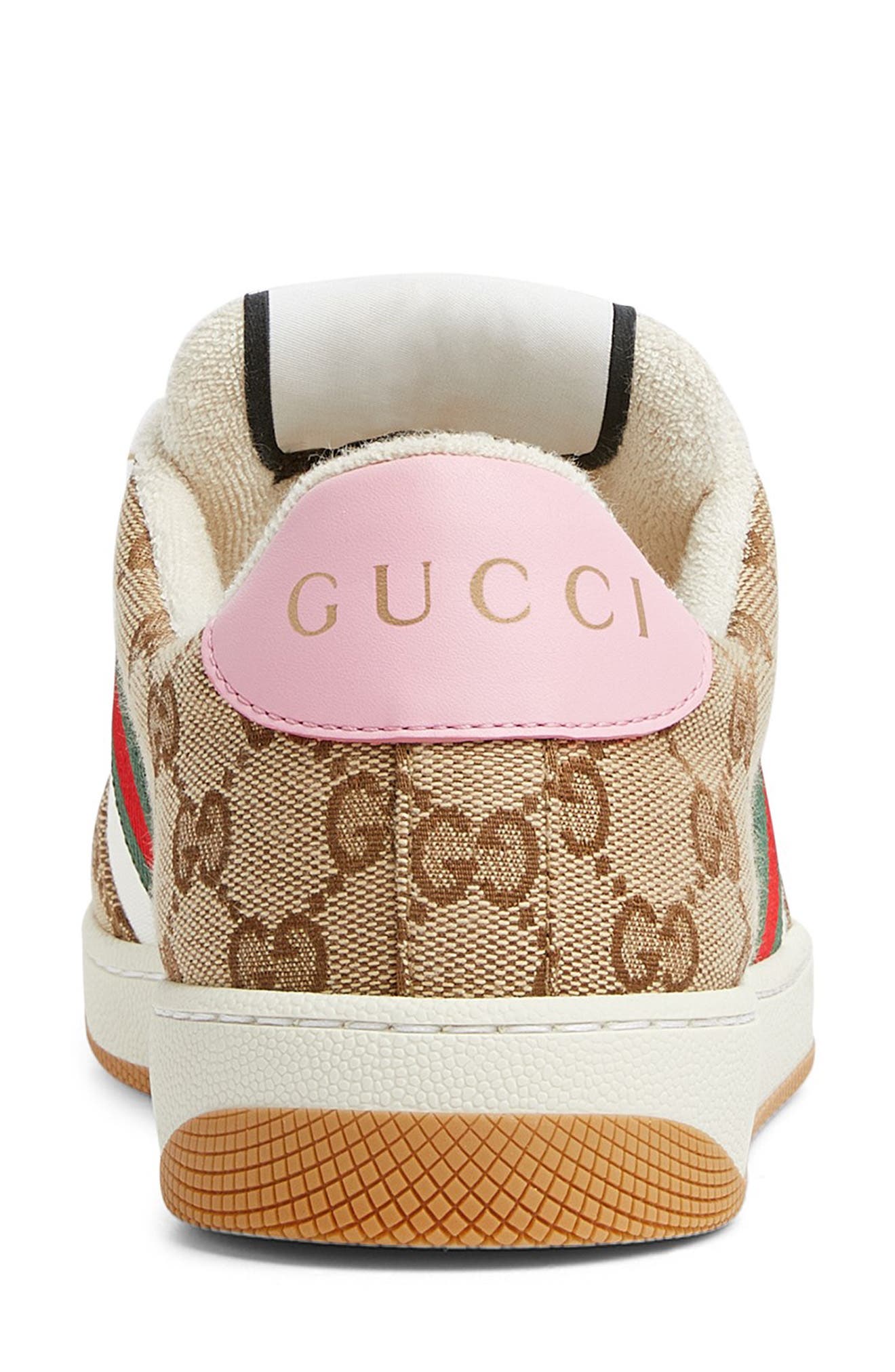 Gucci Screener Sneaker, Alternate, color, Beige