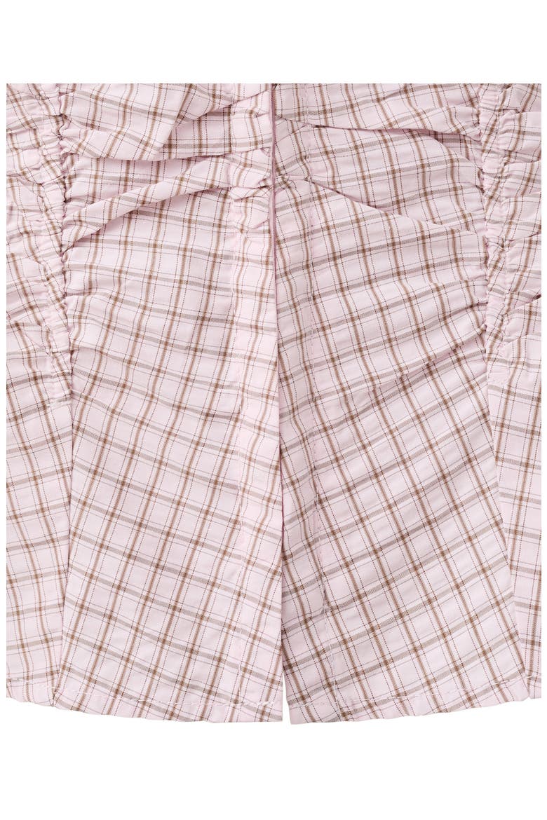 Check V-Neck Sleeveless Top, Alternate, color, PASTEL PINK