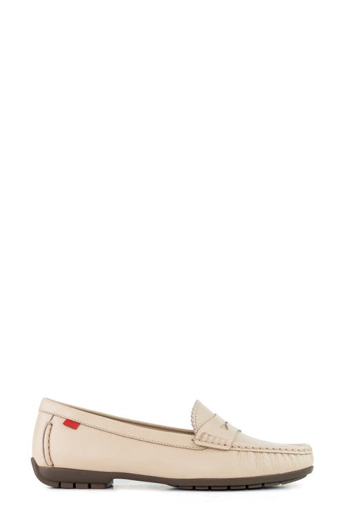 Marc Joseph New York Carrol Street 2.0 Penny Loafer In Nude Grainy