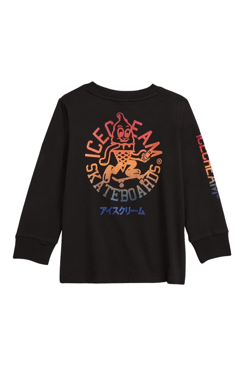 Kids' Skateboards Long Sleeve Graphic T-Shirt, Alternate, color, BLACK