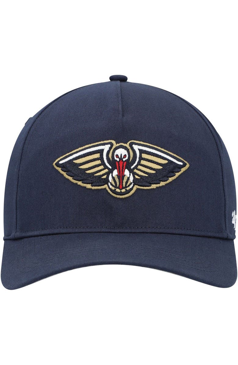 '47 Men's '47 Navy New Orleans Pelicans Hitch Snapback Hat, Alternate, color, Navy