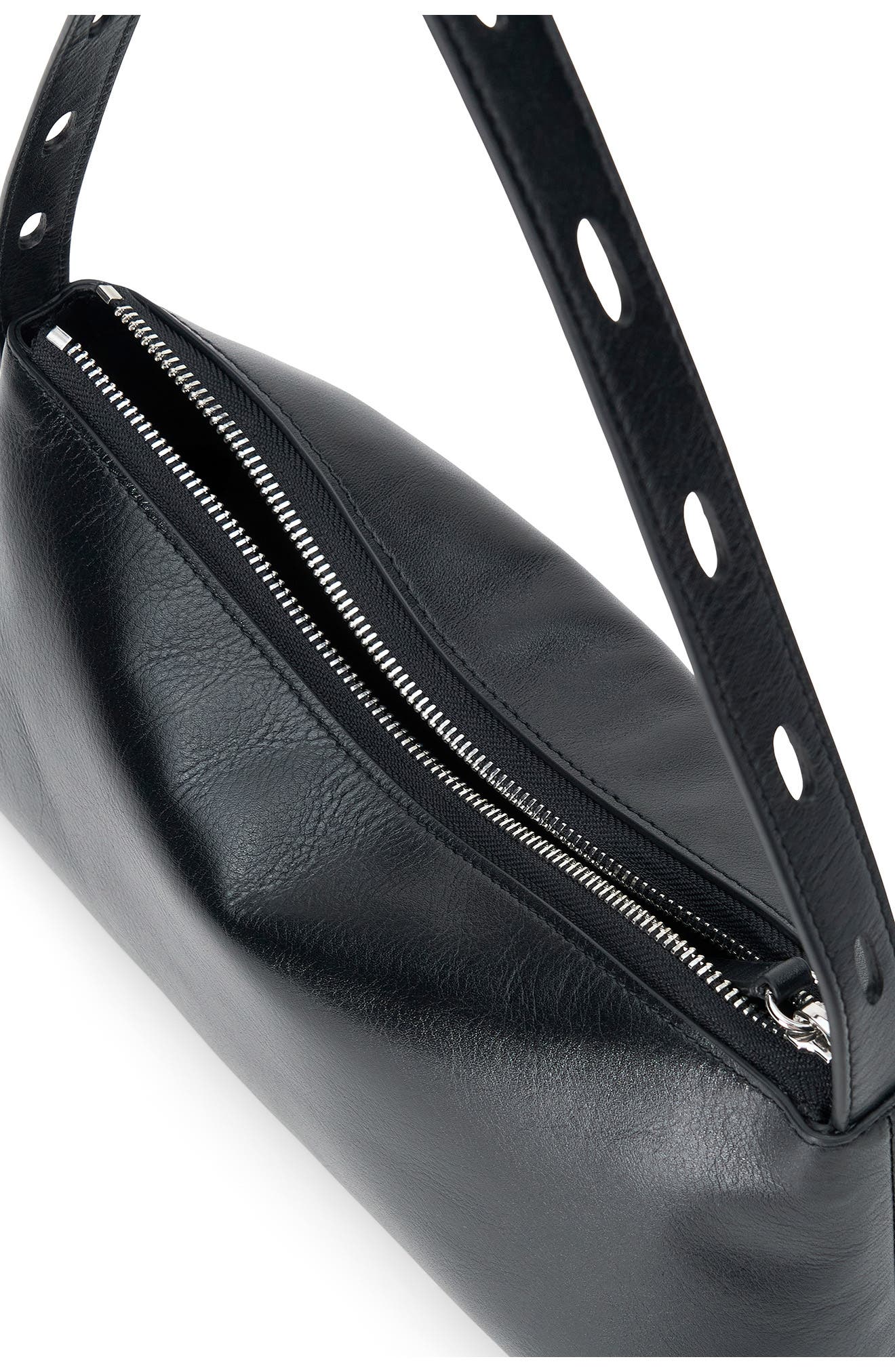 STRADA SHOULDER BAG, Alternate, color, BLACK