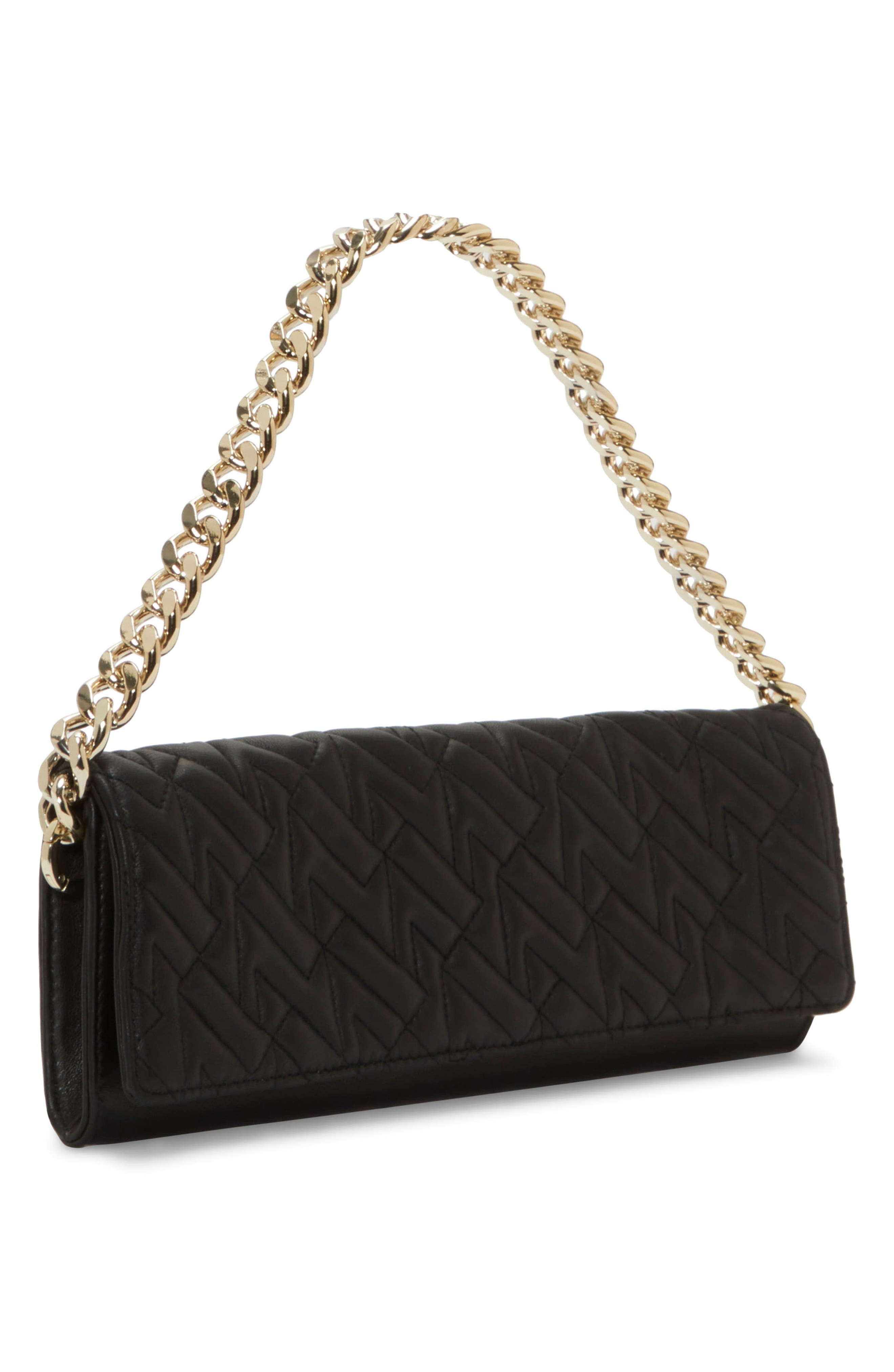 Vince Camuto Kokel Quilted Leather Clutch, Alternate, color, 