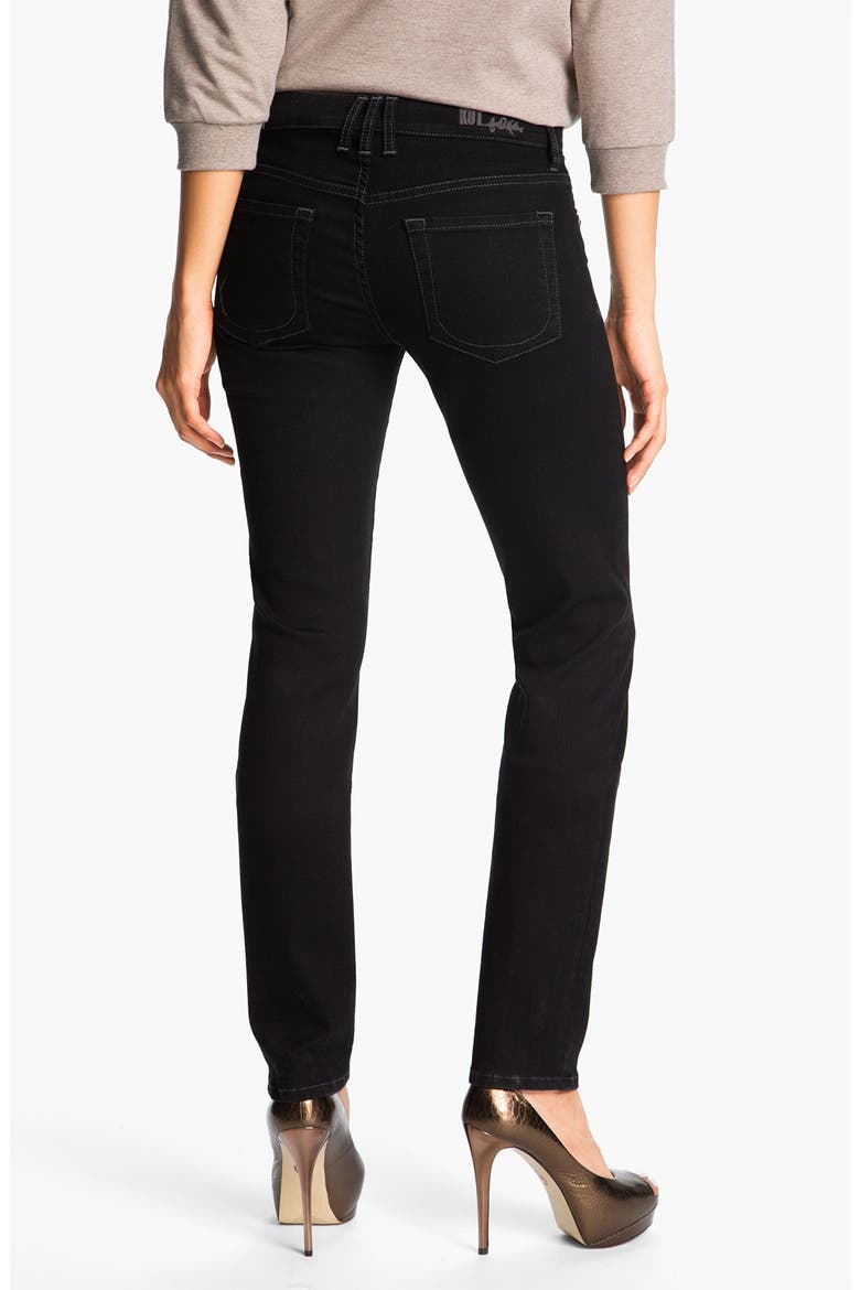 'Diana' Skinny Jeans, Alternate, color, BLACK