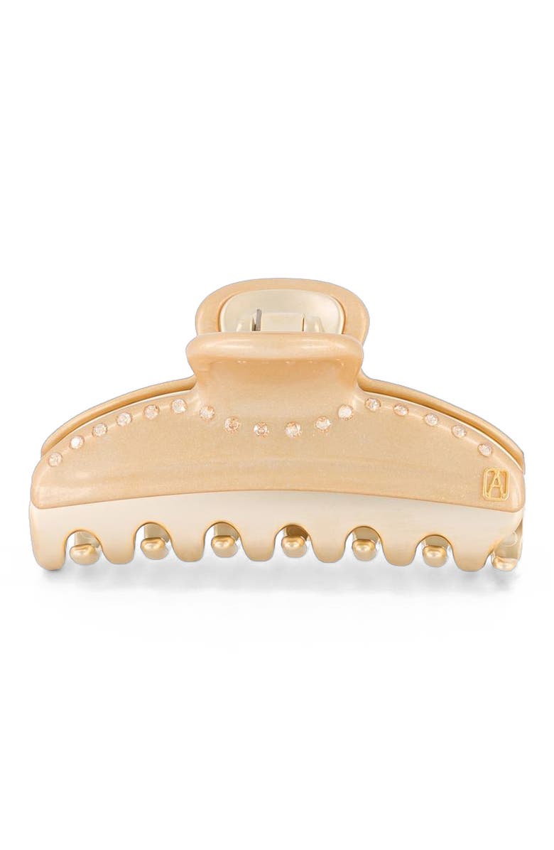 Alexandre de Paris Vendome Medium Swarvoski<sup>®</sup> Crystal Embellished Hair Clip, Main, color,