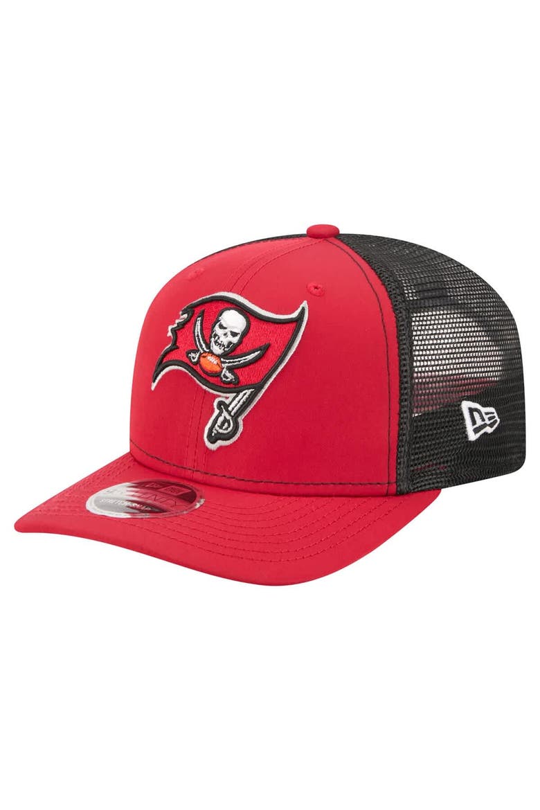 Men's New Era  Red Tampa Bay Buccaneers 9SEVENTY Trucker Adjustable Hat, Main, color, Red