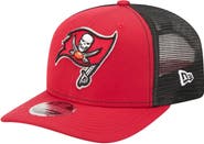 New Era Men's New Era Red Tampa Bay Buccaneers 9SEVENTY Trucker Adjustable Hat