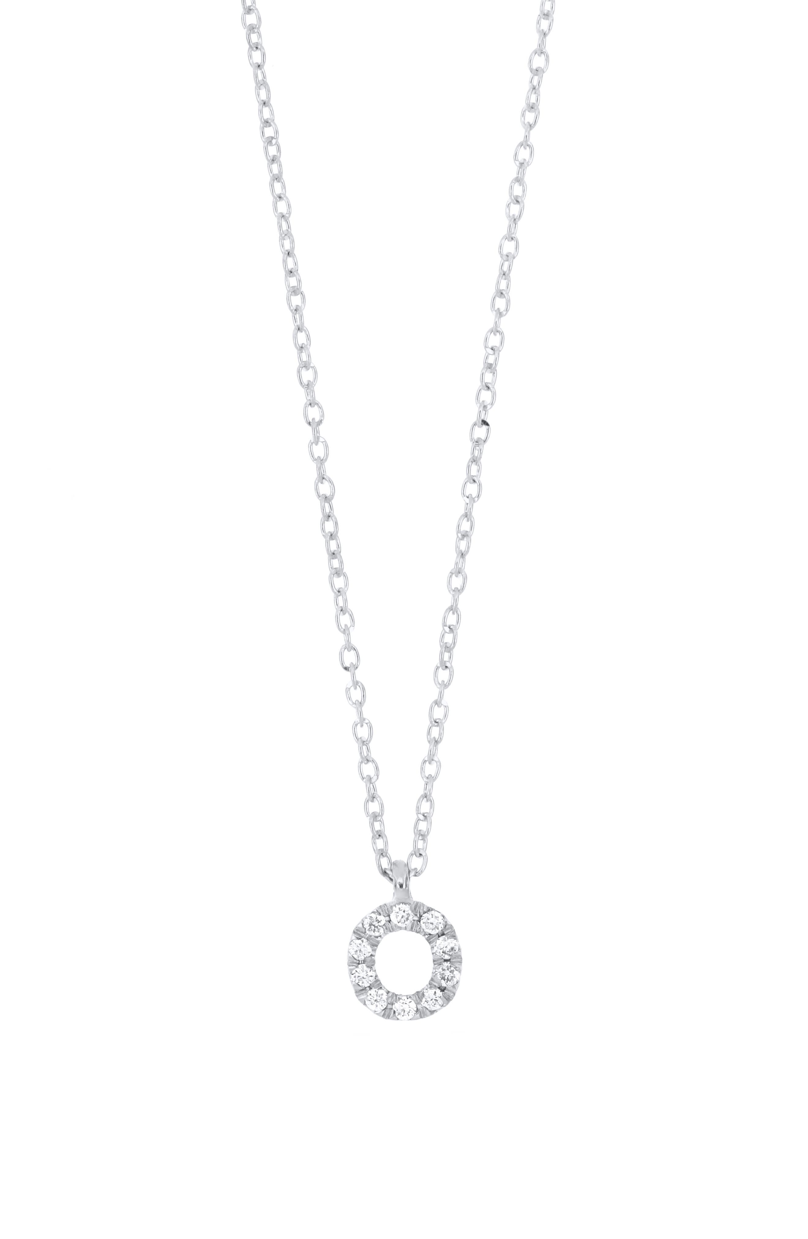 18K WHITE GOLD - O