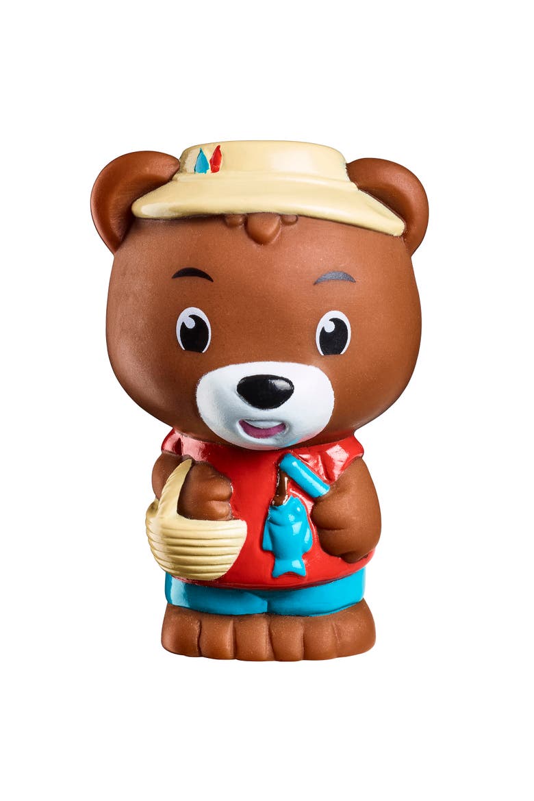 Browny Family 4 Bear Figurines, 1.752", Nature Playset, Alternate, color, Multicolored