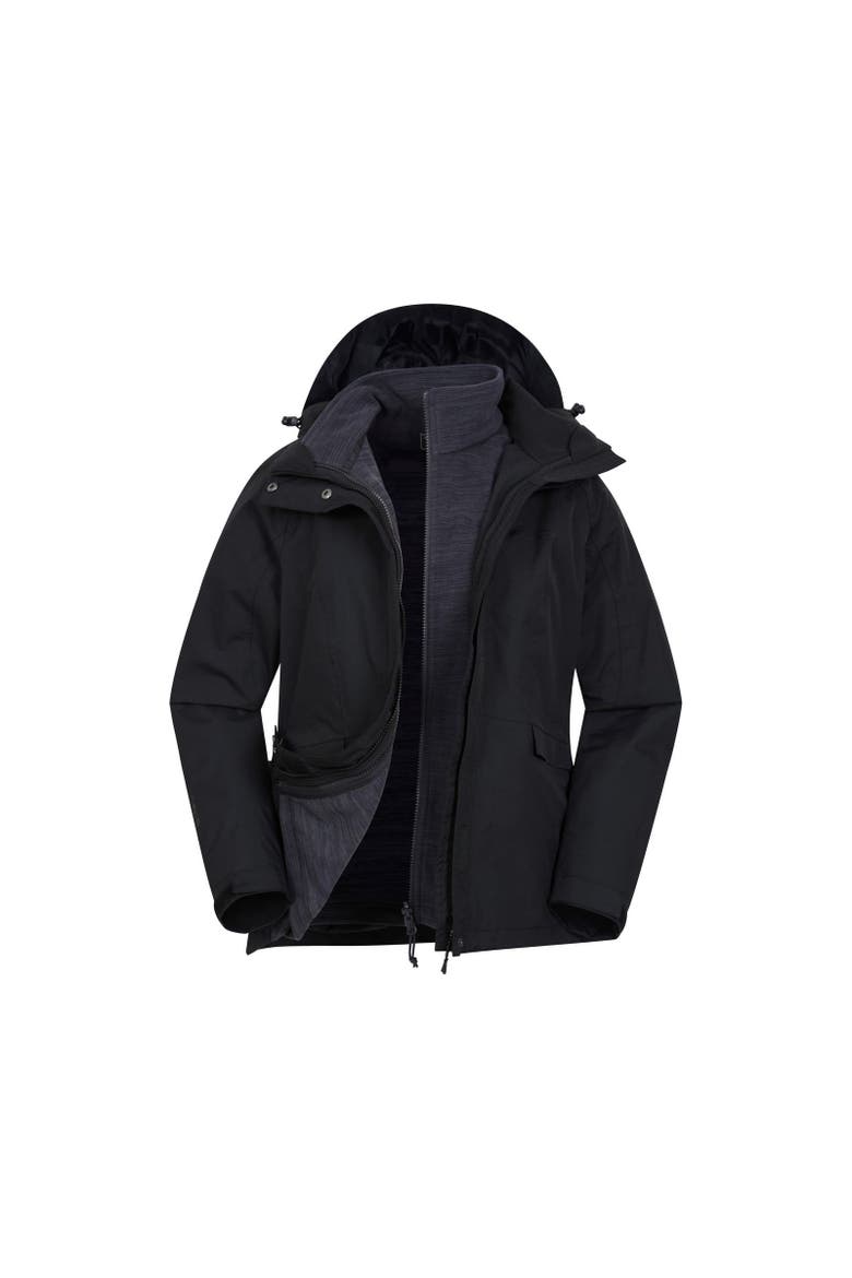 Thunderstorm Ii Three In 1 Waterproof Jacket, Main, color, Black