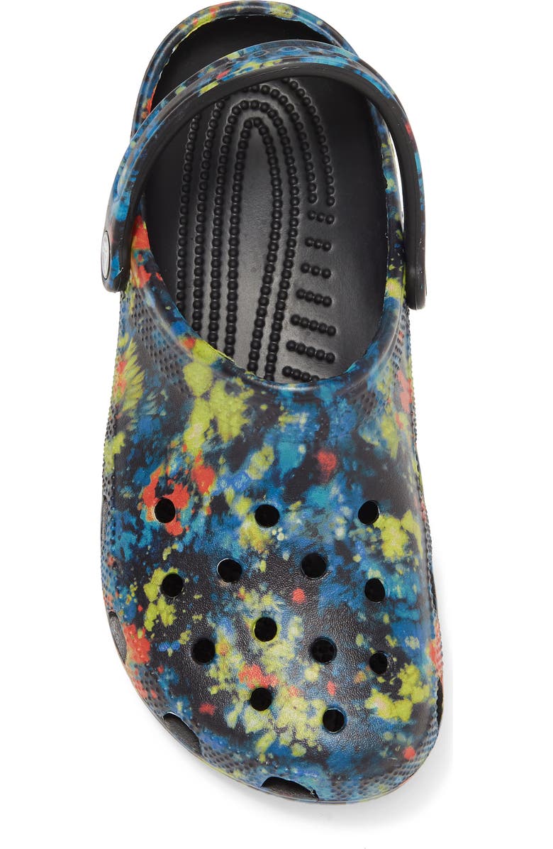 CROCS Classic Tie Dye Graphic Clog, Alternate, color,