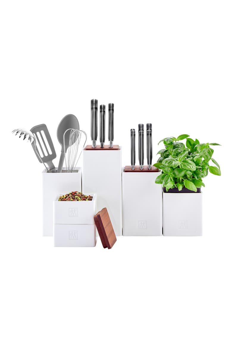 4-Piece Ceramic Storage Box Set, Alternate, color, WHITE